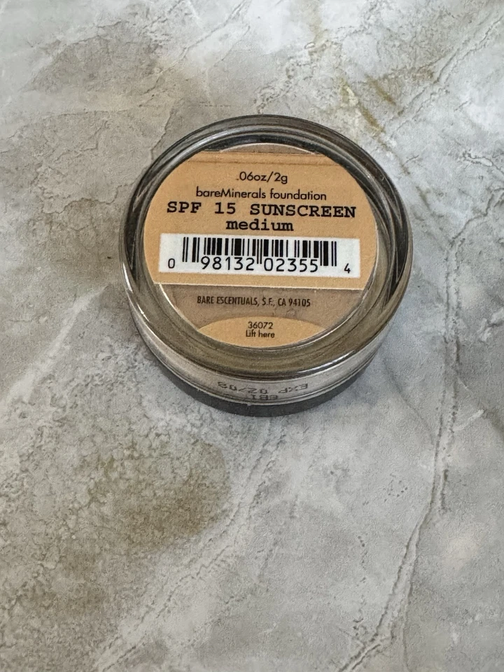 Bareminerals Loose Powder Foundation SPF 15 Medium .06oz/2g - Image 1 of 3