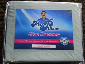 My Pillow Giza Dreams Twin XL Sea Mist Sheet Set  - Picture 1 of 2