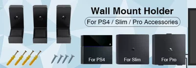 Staffa di Raffreddamento Supporto Verticale PS4 Slim Console Dock Culla Supporto a Parete - Immagine 1 di 4