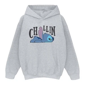 Disney Girls Lilo And Stitch Chillin Hoodie (BI5210) - Picture 1 of 12