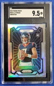 2023 Panini Prizm CJ Stroud Silver Prizm Variation RC! SGC 9.5 Texans QB #302 - Picture 1 of 2