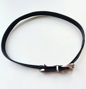 Cole Haan Ledergürtel Größe 38 geflochten geflochtene Messingschnalle Herren - Bild 1 von 7