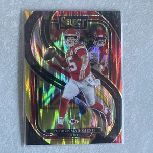 Panini Select 2024 PATRICK MAHOMES Red And Yellow Shock 🔥 Premier Level 🐐  - Picture 1 of 2