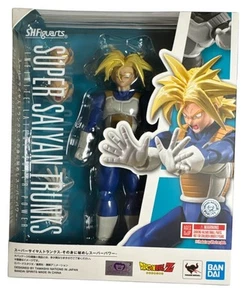 S.H. Figura de poder latente Figuarts Dragon Ball Z Super Saiyajin Trunks EE. UU. EN STOCK. - Imagen 1 de 7
