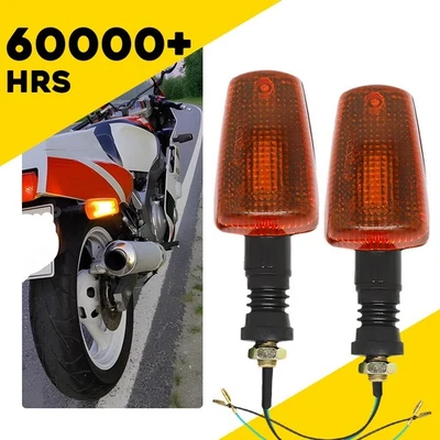2x Lámpara de luz de señal de giro delantera/trasera para Yamaha TW200 XT225 XT250 FZR400 XT600 Foto 1 de 4