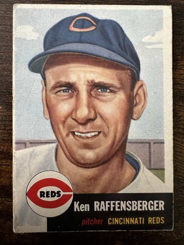 1953 Topps Ken Raffensberger #276 Cincinnati Reds Vintage Baseball Card ...