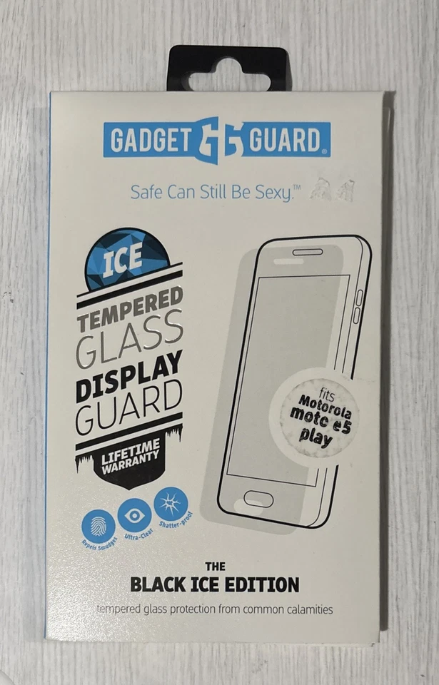 Gadget Guard Black Ice Glass Edition Screen Protector for Motorola Moto e5 Play - Image 1 of 1