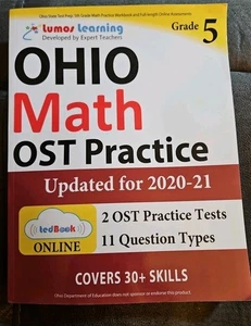 Ohio State Testvorbereitung: 5. Klasse Mathe Praxis Arbeitsbuch - Bild 1 von 2