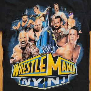 Wrestlemania 29 T-Shirt Youth L Large 10/12 John Cena The Rock CM Punk WWE AEW - Bild 1 von 6
