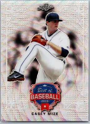 2019 Leaf Best of Baseball #BB-01 Casey Mize Base Wave - Image 1 of 2