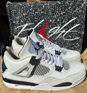 NIKE Air Jordan 4 Retro Military Black Size 12 Mens DH6927-111 NOS Michael Bulls - Picture 1 of 8