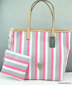 Envío GRATUITO EE. UU. Bolso de Mano GUESS Guiño Damas Blanco Multi Auténtico Chic Elegante - Imagen 1 de 1