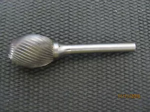 Carbide Bur SE7 S 3/4" Durchmesser oval oder Eiform 1/4 Schaft Porting Werkzeug Grat - Bild 1 von 1