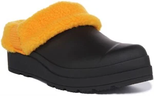 Zuecos veganos Hunter WFF1000RSP-BNN Play Sherpa para mujer sin cordones [pers naranja Reino Unido 3-8 - Imagen 1 de 6