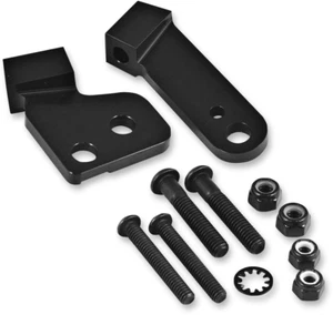 Cobra Black Handlebar Hand Guard Mounting Kit fits 2008-2023 Harley Touring FLHX - Picture 1 of 1