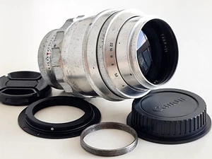 TAIR-11 133mm F/2.8, Silver! USSR Lens For Canon EF EOS !!! - Picture 1 of 15