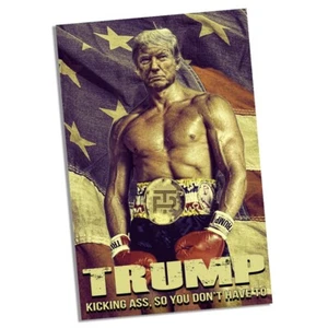 Trump Kicking Ass So You Don't Have To- Two 11x17 Inch Wall Posters - Picture 1 of 1