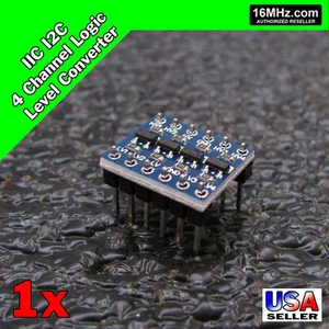 IIC I2C Logic Level Converter Bi-Directional Module 3.3V - 5V Arduino USA S13 - Picture 1 of 3