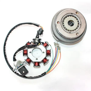 8 Poles Magneto Stator Roller Flywheel 200cc 250cc Engine PIT Quad Dirt Bike ATV - Foto 1 di 12