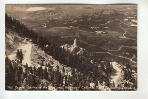 Sanborn Real Photo Postcard Aerial View Will Rogers Shrine Colorado Springs CO - Bild 1 von 1