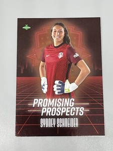 Sydney Schneider 2021 Parkside NWSL Promising Prospects Red Foil #19 Spirit