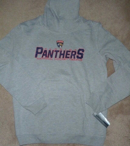 NEW NHL Florida Panthers Hockey Hoodie Hooded Sweatshirt Youth Boys XL 18 NWT Cover