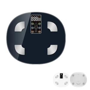 Blutooth Bathroom Scales for Body Weight Fat 180KG BMI Heart Rate Muscle Rate - Picture 1 of 8