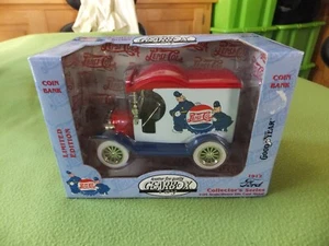 Gearbox Pepsi-Cola Coin Bank Limited Edition 1912 Ford Money Box 1:24 - FREE P&P - Picture 1 of 19