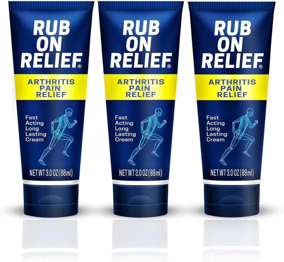 Pacote com 1 ou 3 creme de alívio da dor de ação rápida de longa duração não gorduroso - Imagem 1 de 1