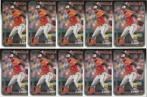 (10) 2024 Topps Serie 1 2024 YENNIER CANO Karte LOT x10 Orioles Rookie Cup #158 - Bild 1 von 1