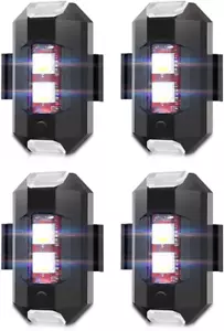 LED Strobe Drone Lights, 7 Colors Mini USB Rechargeable Lighting, Anti-Collision - Picture 1 of 7