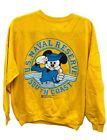 Rare Vintage 1980's Blues London Disney Mickey Mouse US Naval Reserve Sweatshirt