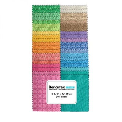 Transparency Watercolor ~ 40 2-1/2 Strips ~ Benartex - Image 1 of 2