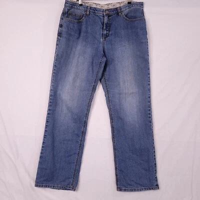 Pantalones de mezclilla para mujer Cato Premium calce regular rectos azules talla 16 Foto 1 de 4