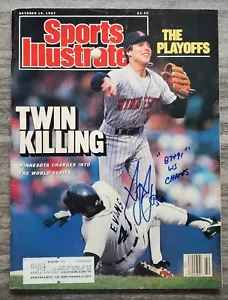 Greg Gagne Signed Sports Illustrated Magazine 10/19/87 Twins MLB RAD - Picture 1 of 1