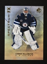 2020-21 SP Authentic Spectrum FX #S-23 Connor Hellebuyck - Winnipeg Jets