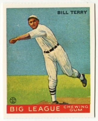 Reimpresión de Dover - 1933 Goudey #20 Bill Terry New York Giants Foto 1 de 2