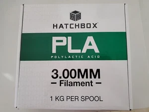 HATCHBOX PLA 3.00 mm 3D Printer Filament in Blue, 1kg Spool - Picture 1 of 2