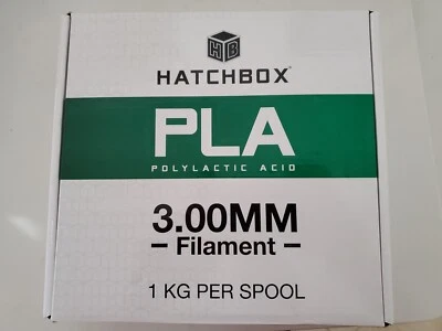 HATCHBOX PLA 3.00 mm 3D Printer Filament in Blue, 1kg Spool - Image 1 of 2