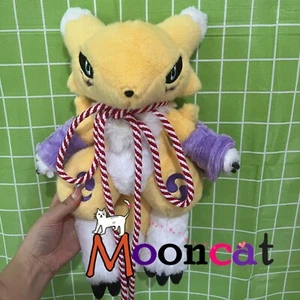 Muñeca de peluche Digimon Renamon hecha a mano de 40 cm juguete de vestir almohada de peluche de peluche - Imagen 1 de 5