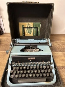 Vintage Underwood Golden Touch Quiet Tab Universal Portable Typewriter (READ) - Picture 1 of 9