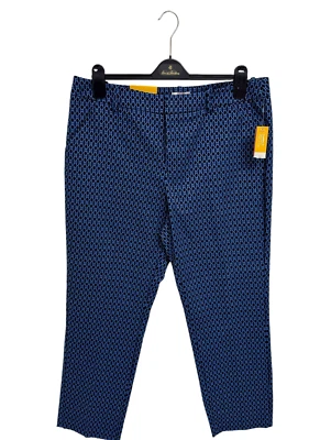 Merona Stretch Extensible classic women's dress pant royal blue black size 14 - Image 1 of 4