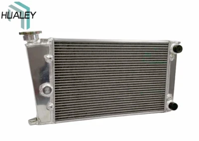 Radiador de aluminio de 2 filas para VW GOLF MK1 Jetta SCIROCCO GTI 1984-1991 1,6 L 1,8 L Foto 1 de 4