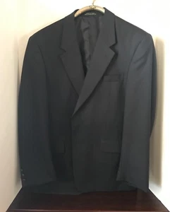 Blazer De Colección Para Hombre Mezcla de Lana Azul Marino Talla 44R - Imagen 1 de 3