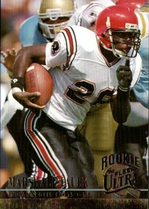 Fleer Ultra Football 1994 #133 Marshall Faulk radiocontrol novato 🏈🔥 - Imagen 1 de 2
