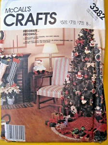CHRISTMAS McCall 3282 HOME ACCESSORIES fabric sewing pattern Uncut - Picture 1 of 4
