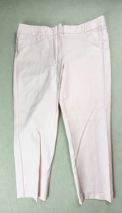 Liz Clairborne Career Emma Classic Womens Ankle Pants 16 Pink NWT - Picture 1 of 11