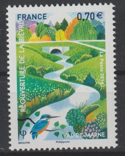 2016 FRANCE FIUME BIEVRE N°6445 MF129121