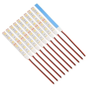10Pcs 10Cm Blanc Chaud ImperméAble 5050 Led Bande DessinéE Dc 12V Caravan B1746 - Bild 1 von 7