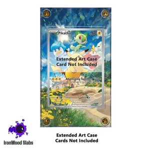Pikachu 027 Sv: Scarlet & Violet Promo Card Extended Art Display Case - Picture 1 of 8